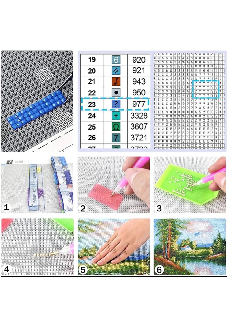 STRATEG DIY 5D Round Diamond Painting Craft Kits Multicolor - Image 3