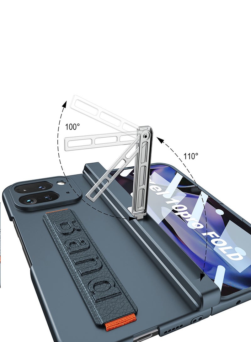 general for Google Pixel 10 Pro Fold Phone Case with Screen Protector  Wristband ,High Magnetic Protective Grip Case for Google 10 Pro Fold Case with Hinge Protector, Case with Stand - Image 2