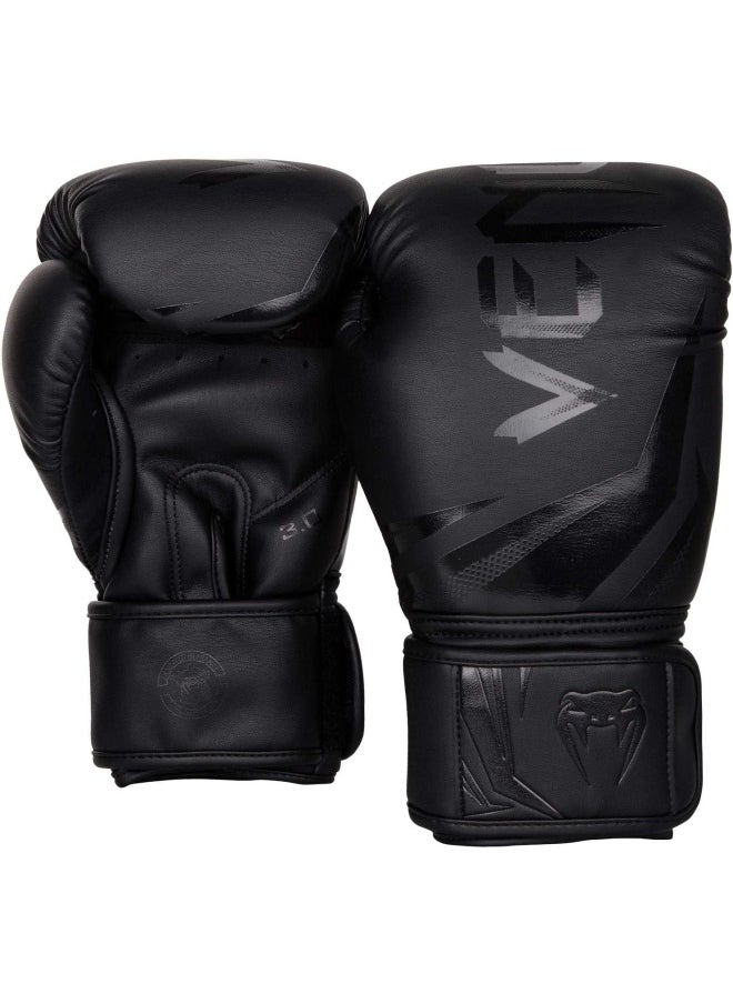 VENUM Venum Challenger 3.0 Boxing Gloves Black/Gold  - Image 2