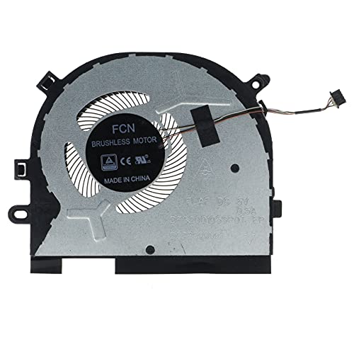 TRADOCK Replacement CPU Cooling Fan for Lenovo Ideapad S340-15API S340-15IWL C340-15IWL S340-15IIL FLEX-15IWL Series DFS2001059POT FLAF - Image 1