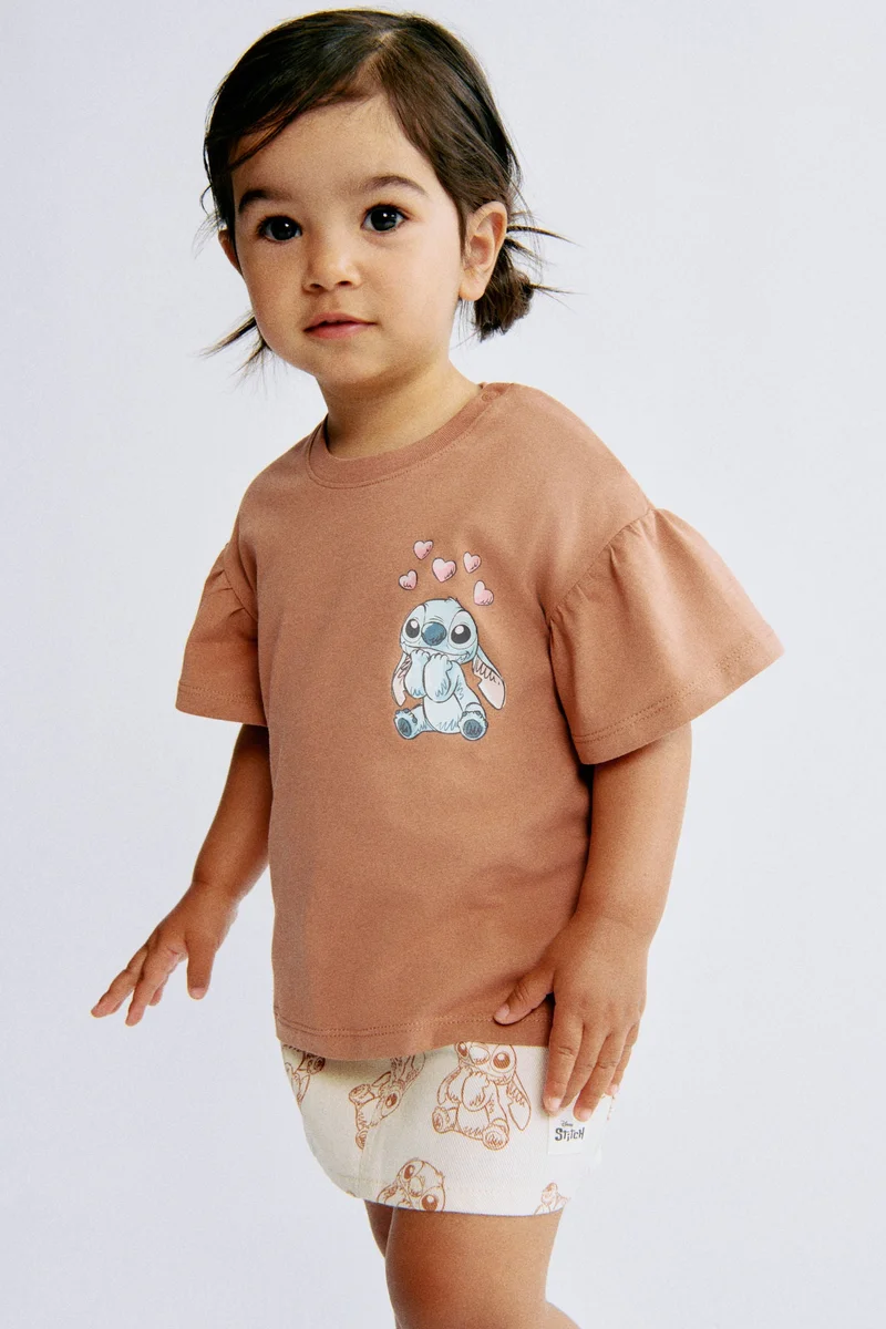 H&M Print-motif cotton top