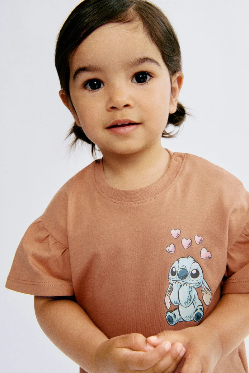 H&M Print-motif cotton top