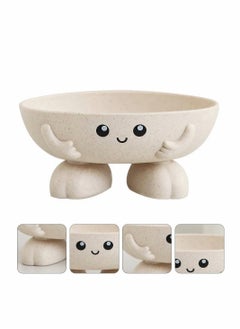 Excefore Soap Holder Cute Cartoon Kawaii Soap Dish, 1 Pcs Bathroom Sink Kitchen Countertop Shower Soap Box Eco-Friendly Soap Case  - Image 3