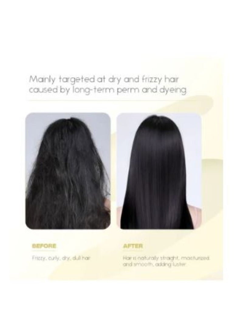 BREMOD Premium Keratin Hair Straightening Rebonding Cream Cocoa Butter Hydrolyzed 2x500ml - Image 4