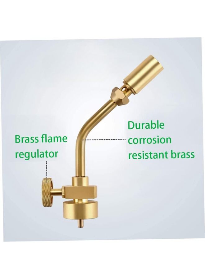 Propane Welding Torch Head Brass Pencil Adjustable Torch Nozzle Flame Control 15cm Power Tools-Gas Pencil - Image 2