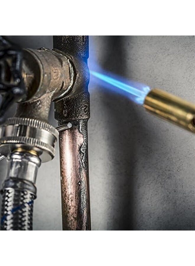 Propane Welding Torch Head Brass Pencil Adjustable Torch Nozzle Flame Control 15cm Power Tools-Gas Pencil - Image 5