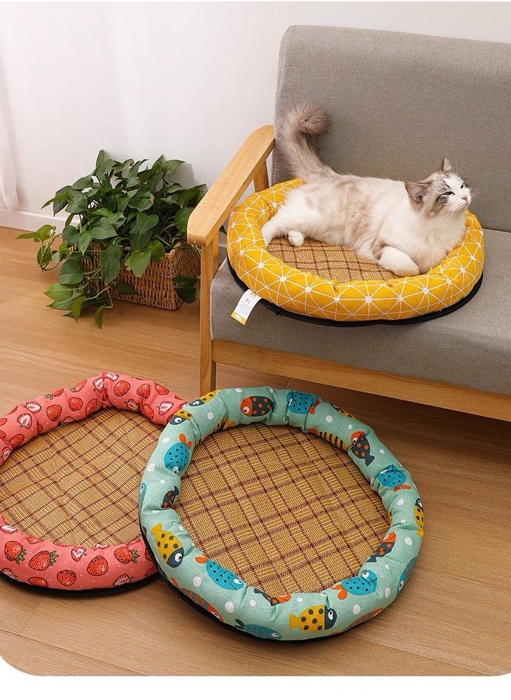 Pet summer mat nest, suitable for cats and dogs(Pink) - pzsku/Z3F7537163D5F0E0461DCZ/45/_/1717169909/f15b6357-dd3d-4f6b-a3e3-0059ae7ecad7