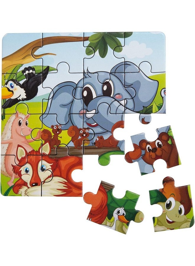 Chocozone Pack of 12 Jigsaw Puzzles (16pc Puzzle) Birthday Gifts for Kids Return Gifts for Birthday for Boys & Girls - Image 3