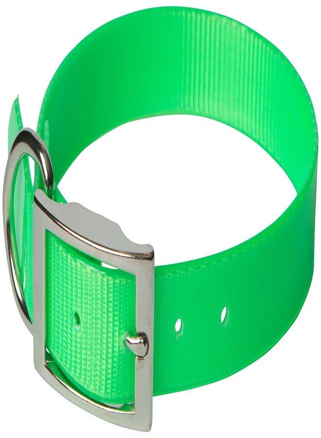 OmniPet SunGlo Regular Dog Collar, 3/4" Wide, Neon Green, Fits 11.5"- 15" Neck Sizes, Vibrant Colors & Tough Construction for Active Dogs