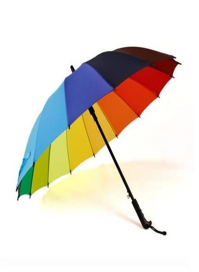 ASBK Rainbow Umbrella for Boys and Girls, Fashionable, Multi-color (MEDIUM) - Image 1