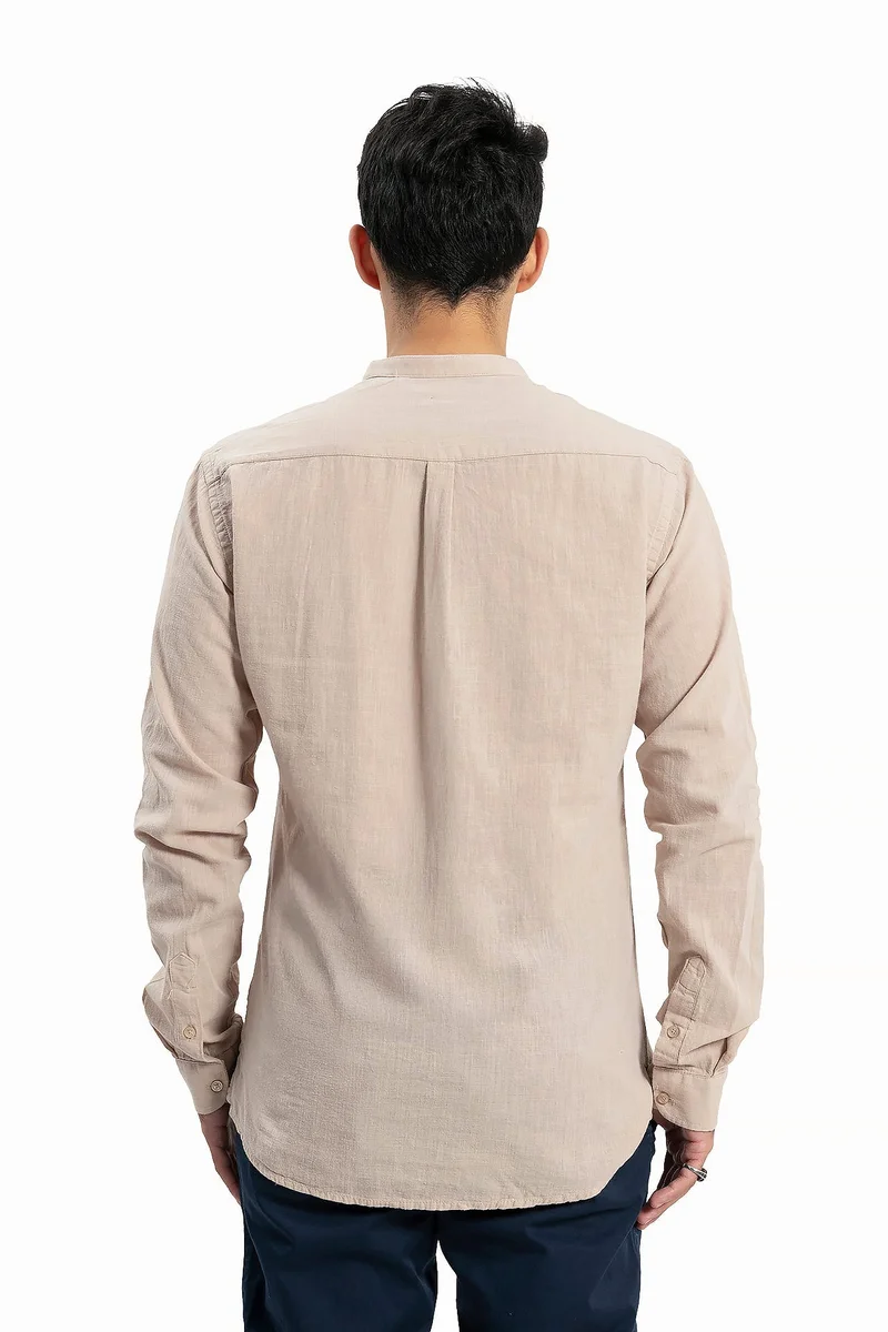Wecre8 Men's Beige Shirt By WECRE8