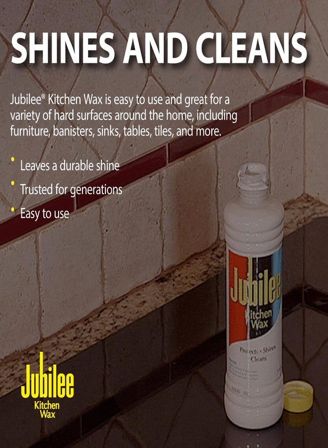 Jubilee Kitchen Wax (2-Pack) - Ultimate Kitchen Cleaner for Countertops, Appliances, and Cabinets/Clean & Shiny Surfaces/Easy-to-Use/Use for Countertops, Sinks, Tables, Tiles & More (524815) - Image 4