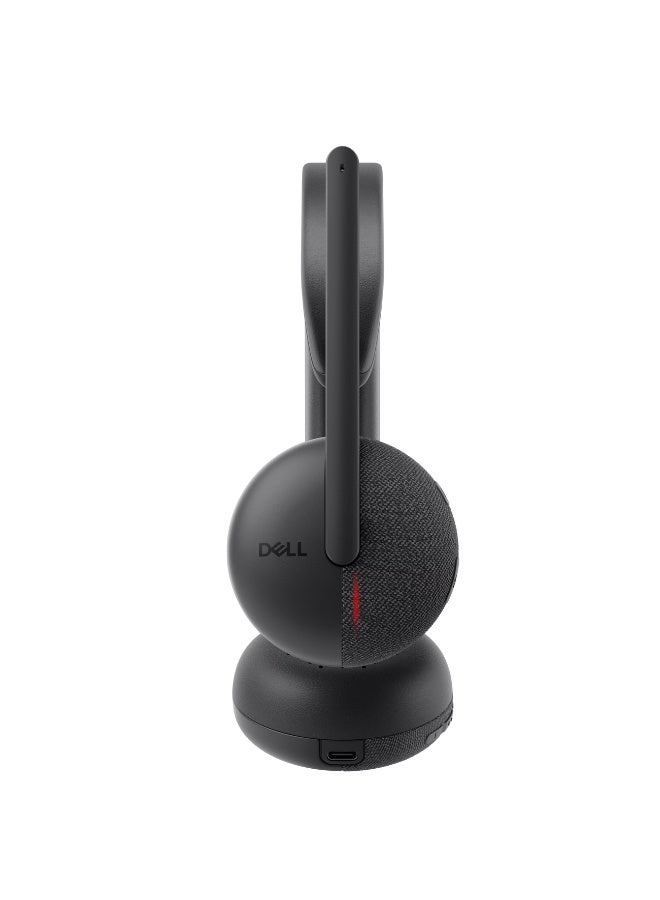DELL Pro Wireless Headset WL3024 with Dual Bluetooth Connectivity, Noise Cancelling Mic, USB-C Charging, And All-Day Comfort – Ideal for Work And Calls - Image 4