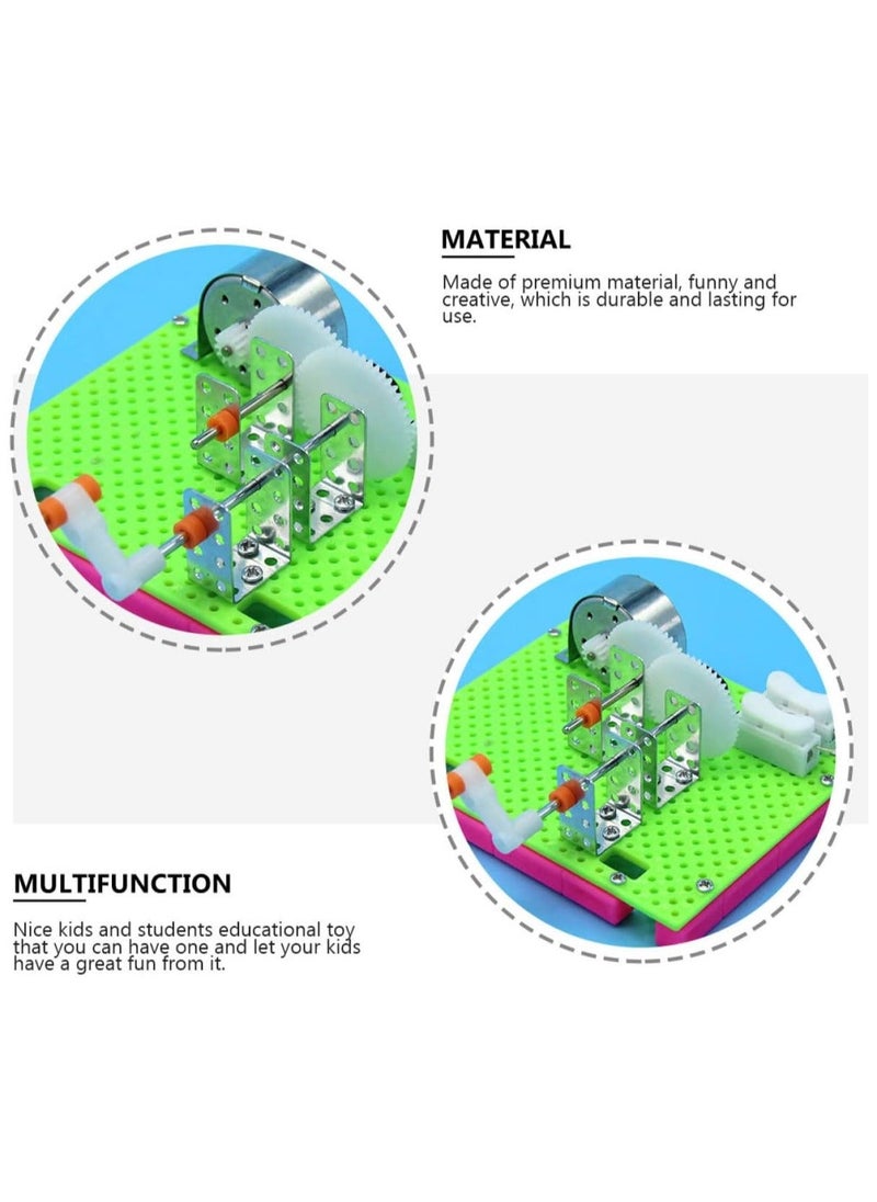Generic - Hand Generator Toy, Hand Generator Windmill, Portable Child Plastic Primary School Students Toy, Hand Cranked Generator, Science Kit Manual Generator Toy, Science Experiments for Kids Age 6-14 - Image 1
