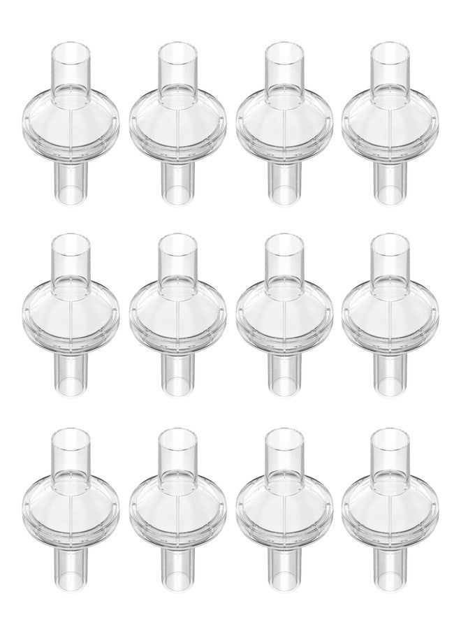 RespWave 12-Pack CPAP Filters, CPAP Inline Filter for Most Standard CPAP and BiPAP Machines, Compatible with ResMed & Dreamstation Size 22mm & 25mm CPAP Tube, CPAP Supplies - Image 1