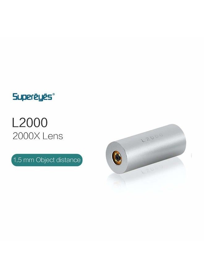 Supereyes عدسة ميكروسكوب عالية التكبير 2000X قابلة للتبديل L2000 للميكروسكوب الرقمي B011 - Image 4
