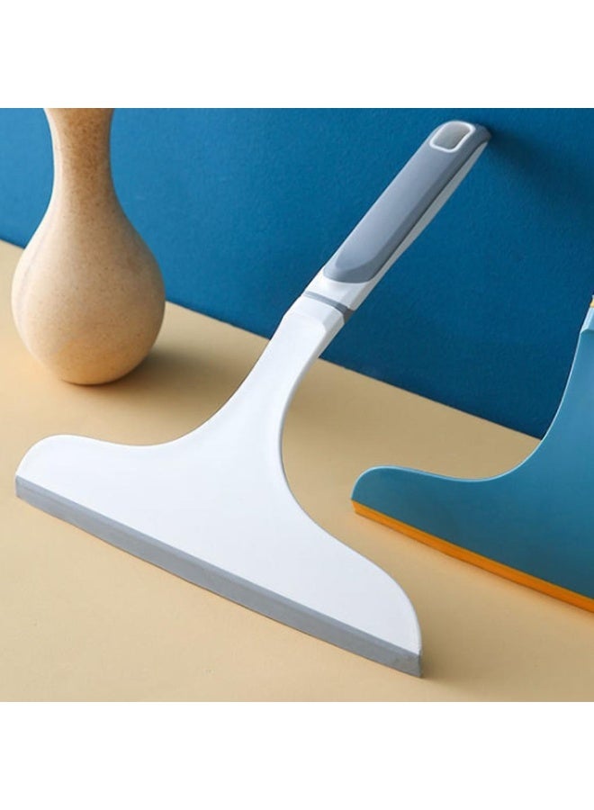 Multifunctional Glass Cleaning Brush 24cm Scraper for Cleaning Windows, Desks, Walls, and Glass with Rubber Wiper - Durable and Effective Household Cleaning Tool - Image 2