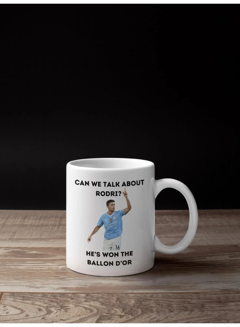 RYN Man City Rodri Football Mug - Funny Gift - Image 1