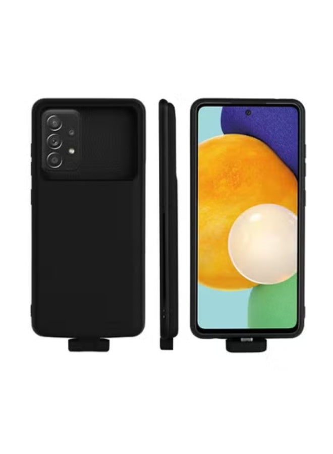 GULFLINK Rechargeable Portable Protective Backup Power Bank Case for Samsung A12 Black - Image 1