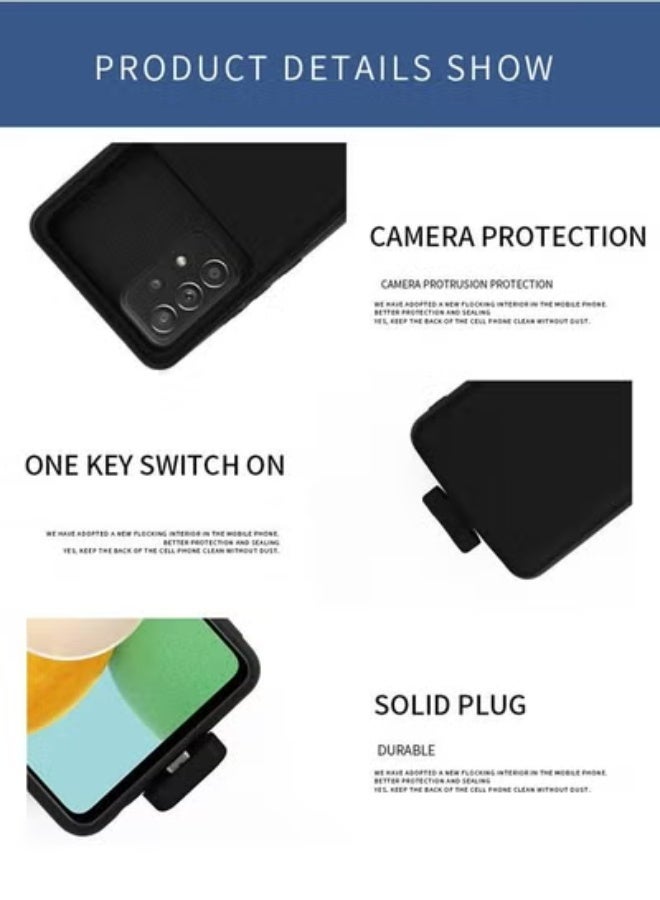 GULFLINK Rechargeable Portable Protective Backup Power Bank Case for Samsung A12 Black - Image 5