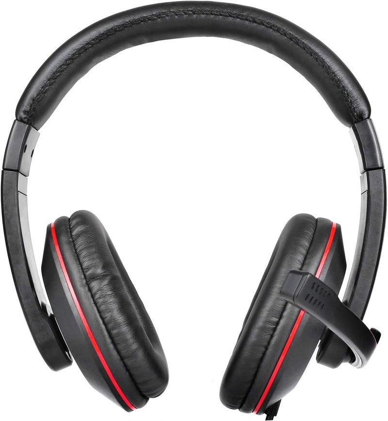 eDataLife Gaming Headset With Microphone Suitable For Fortnite And Online Games, And For Chatting During The Game Dl-1200C (Red), Medium - Image 4