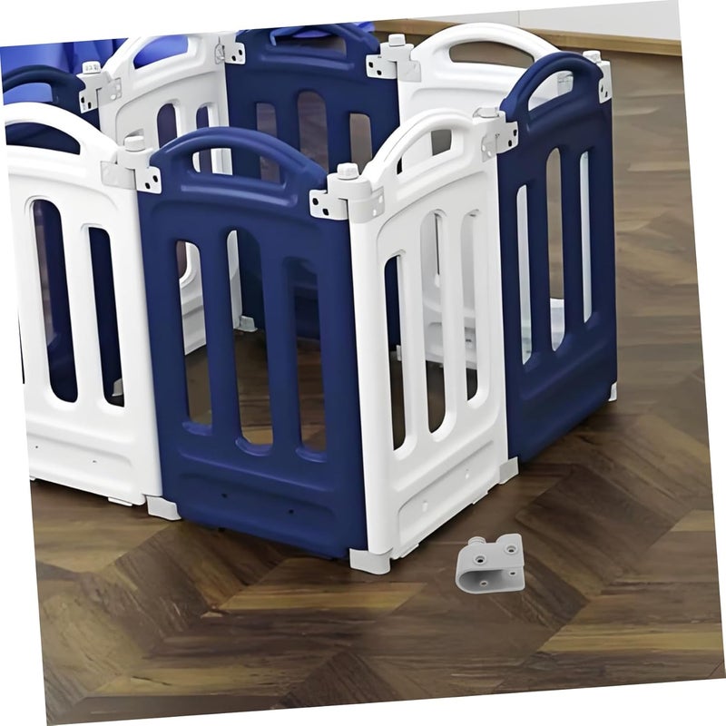 Toyvian 1 Set Fence Card Holder Game Card Holder Fence Panel Accessories Corral Play Yard Indoor Playyard for Plastic Grey - Image 4