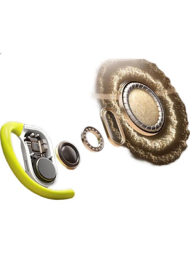 havit Bluetooth Earhook Bone Conduction Concept Open-Ear Wireless Sports Running Cycling Gaming Noise-Canceling Earclip Earphones For Apple Huawei 02A Gray - Image 3