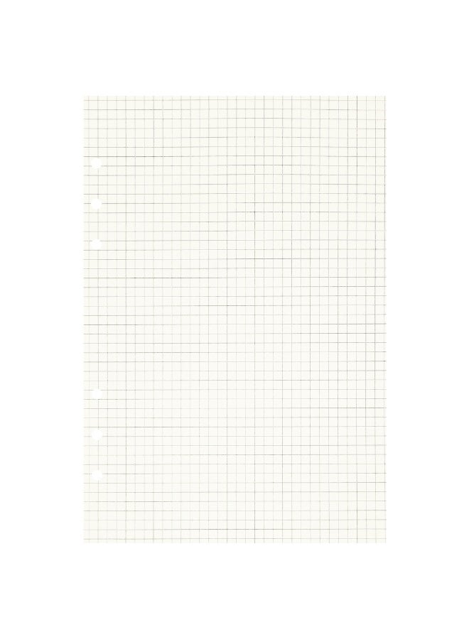 Zelten 3 Pack A5 135 Sheets/270 Pages Squared Loose Leaf Punched Paper Refills Paper for 6 Hole Binder Personal Organizer Diary Notebook Refillable Planner - Image 2