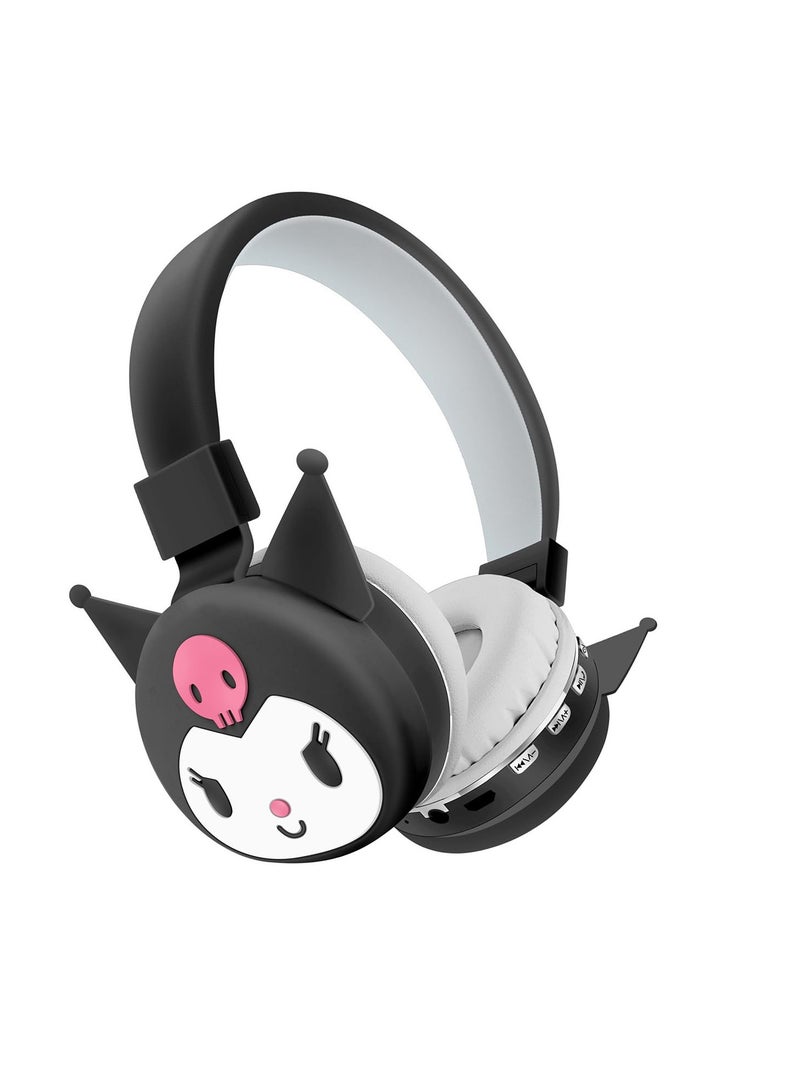 Cute Cat Ear Bluetooth Headphones for Kids with Microphone and TF Card, Perfect for School, Tablets, and Phones, Ideal for Boys and Girls  - Image 1