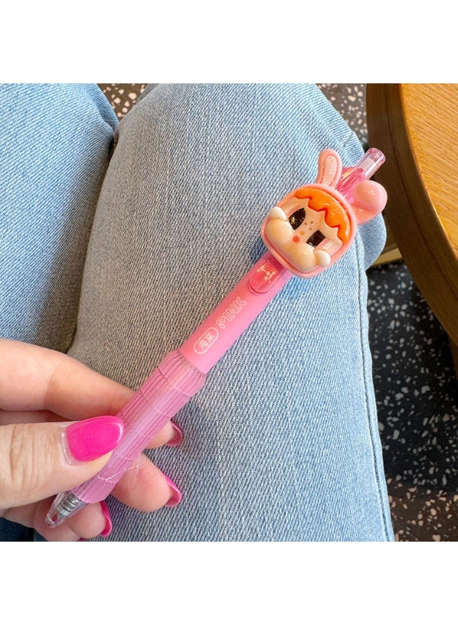 5 Unit Multicolor Ballpoint Pen 5-Color Retractable Ballpoint Pens for Office School Supplies Lovely Stationery Students Children Gift, Ball Point Pens, Novelty Lovely Cartoon for Writing Stationery School Office Supplies - Image 5