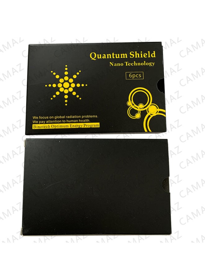 Source Too Nuclear Magnetic Radiation Protection Sunflower Silicone Mobile Phone Sticker/computer Radiation Mobile Phone Shield 6 Pcs/box-Color:6 Tablets Per Box/silver - Image 5