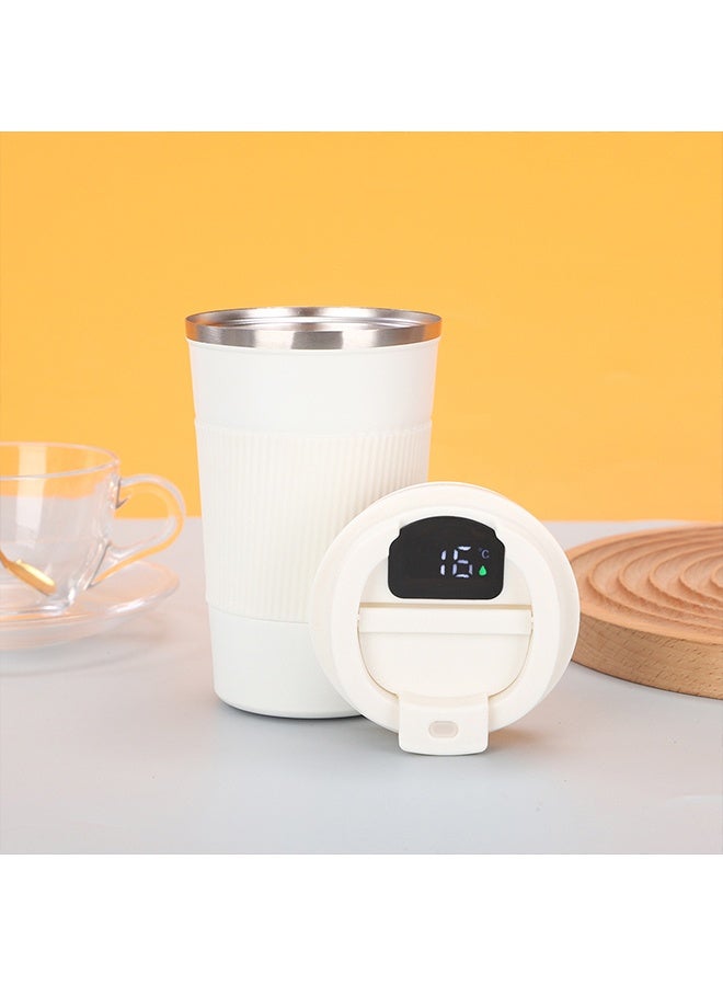 CYSTAR Travel Coffee Mug 510ML/17oz With LED Temperature Display Stainless Steel Vacuum Ice and Hot Drinks Insulated Tumbler for Home Office Outdoor Works Car White - Image 3