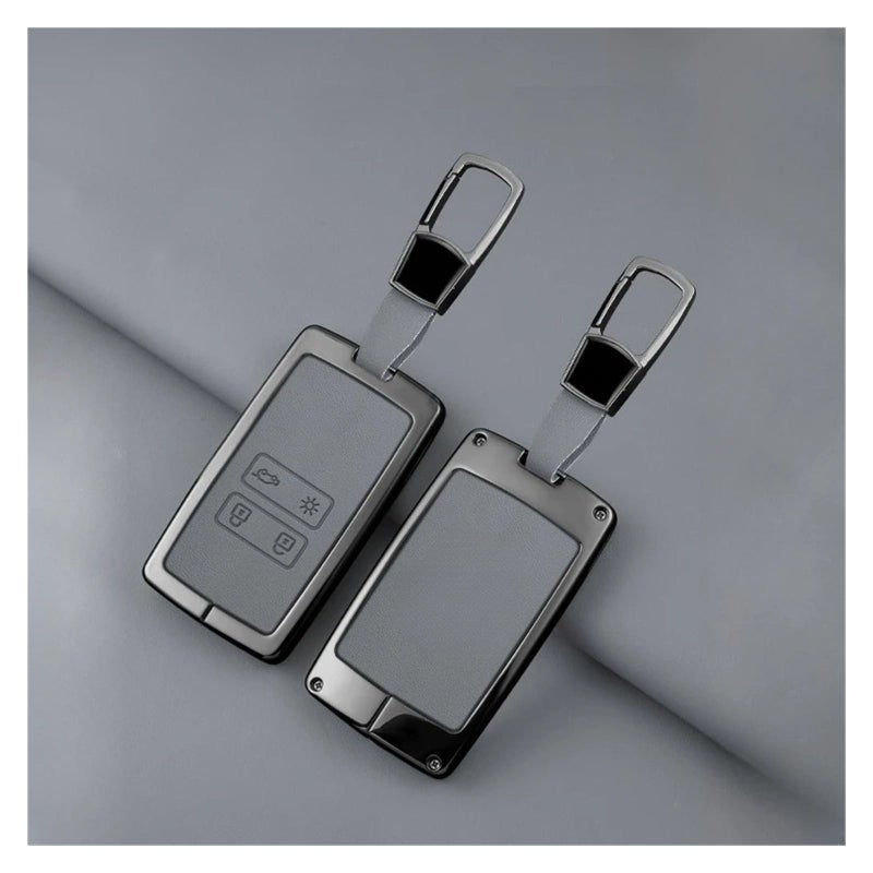 Red Car Key Cover Case Compatible For Renault Captur Megane Talisman Espace Clio Zoe Koleos Scenic Arkana Dacia Sandero - Image 3