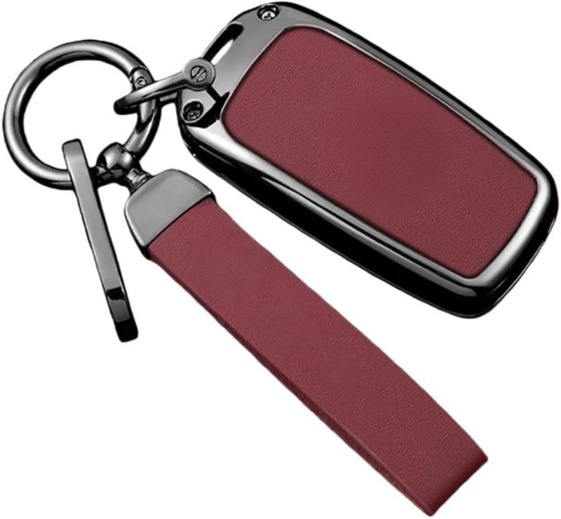 Red Car Key Cover Case Compatible For Renault Captur Megane Talisman Espace Clio Zoe Koleos Scenic Arkana Dacia Sandero - Image 1