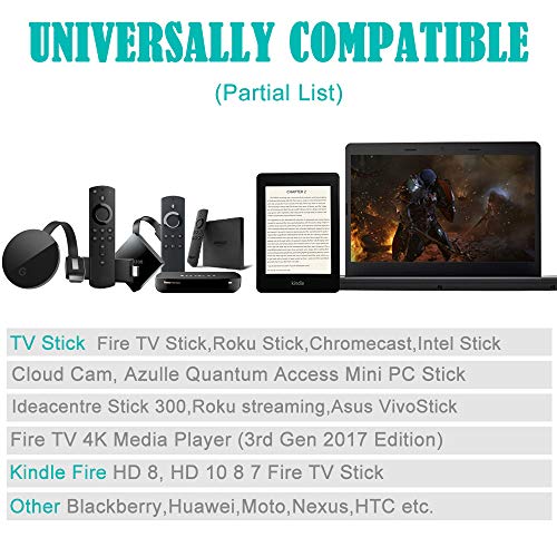 SCOVEE 2-Pack 10FT Micro USB Power Cable for Amazon Fire TV Stick,for Roku Streaming Stick,Express Plus,Premier Plus,Voice Remote Pro,Chromecast Charging Charger for Kindle Fire 10 Tablet Firestick Cord Long - Image 2