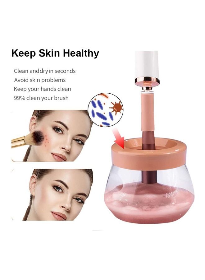 NIBEMINENT Electric Makeup Brush Cleaner And Dryer Set White - Image 3