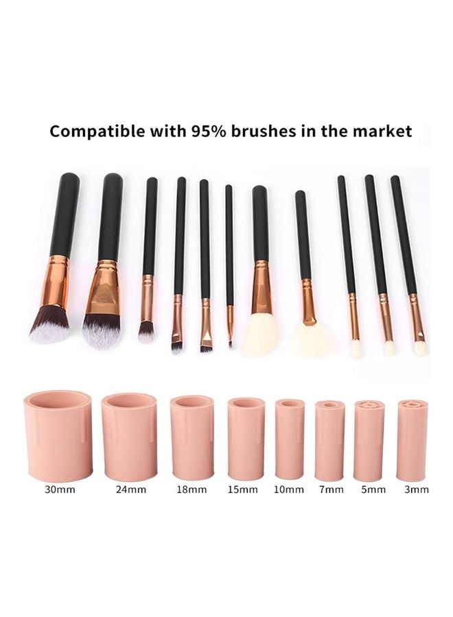 NIBEMINENT Electric Makeup Brush Cleaner And Dryer Set White - Image 5