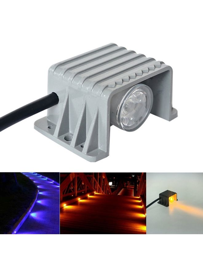 NIBEMINENT Corridor Waterproof Corner Stair LED Light Yellow 8 x 5centimeter - Image 1