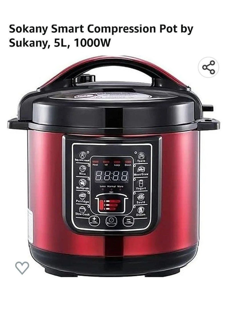 Sokany pressure cooker with multiple programs for preparing all kinds of fried foods - Image 1