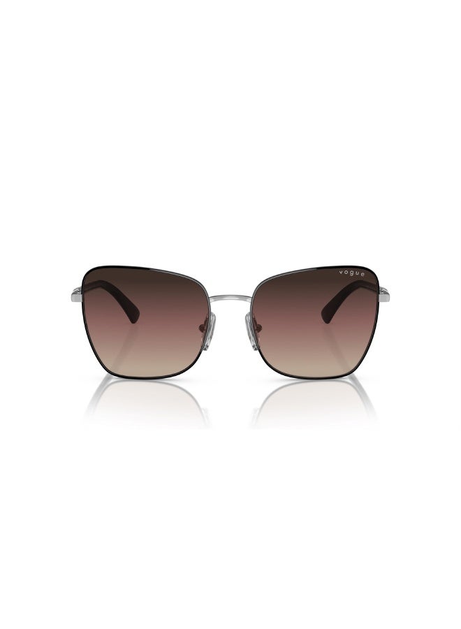 Vogue Sunglasses - VO 4277-SB 52/E2 - Lens Size: 56 mm - Silver Black - Image 2