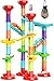PLMMOUT 50Pcs Marble RunMarble Track Educational Learning ToyMarble Maze Construction Building Blocks with 30 Glass MarblesSmall Marble Runs Game for Girls Boys Birthday Gifts - Image 2