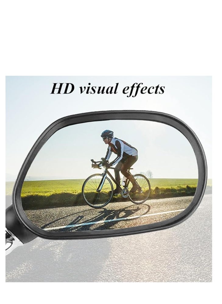 Cuken - 2 Pcs Bike Mirror Bicycle Mirror Handlebar Rearview Mirror, 360° Rotating Adjustable Safe Rearview Mirror for Mountain Road Bike Electric Bicycle Electric bikes - Image 1