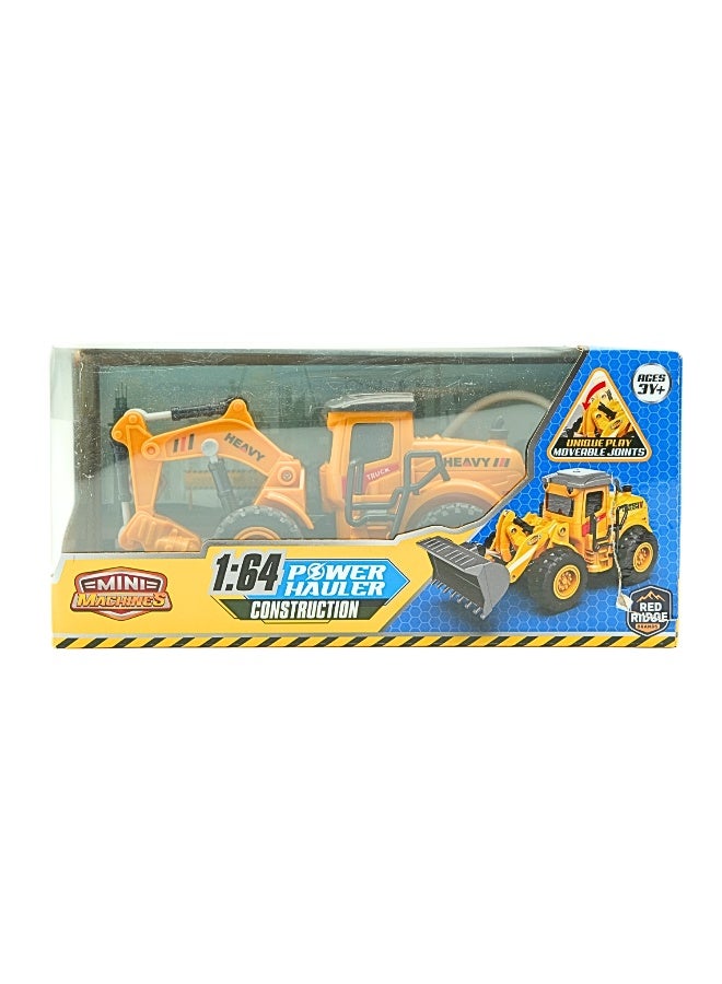 Mini Machines R/C 1.64 هاولر الطاقة مع أجزاء متحركة - حفار مثقاب | مقياس 1:64 | 4 قنوات | العمر 3 سنوات وما فوق - Image 2