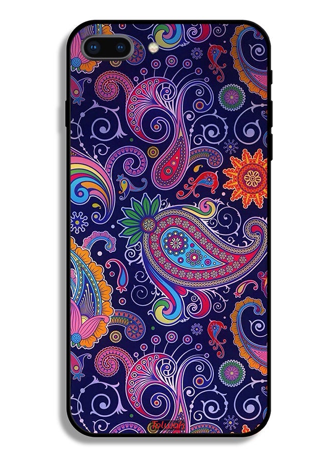 Tolwak Apple iPhone 8 Plus Protective Case Mandala Art Pattern - Image 2