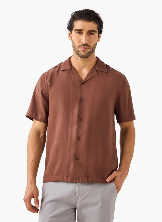 سبلاش فيڤ قميص منتجع بياقة بقصة مريحة