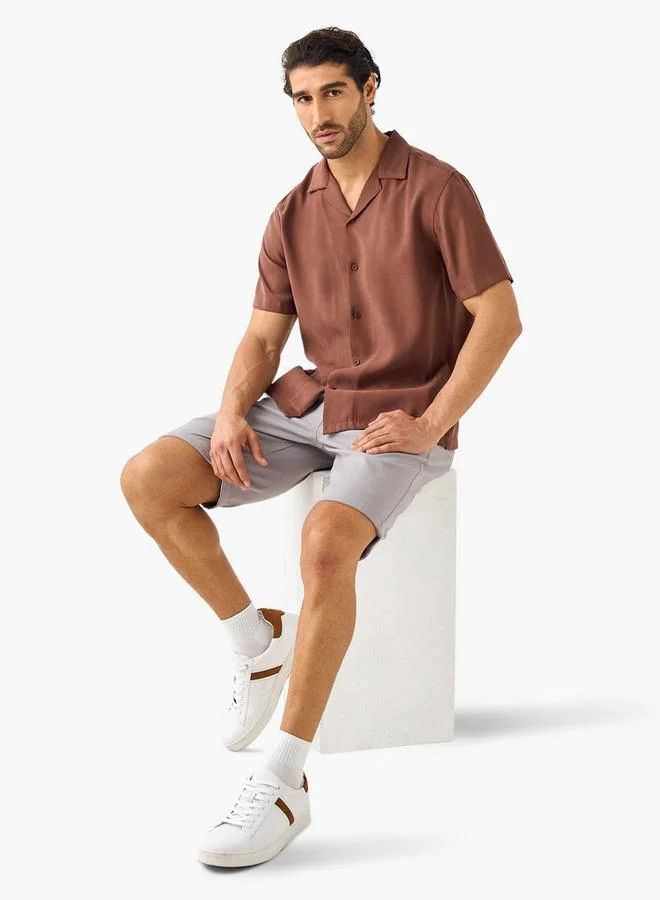 سبلاش فيڤ قميص منتجع بياقة بقصة مريحة