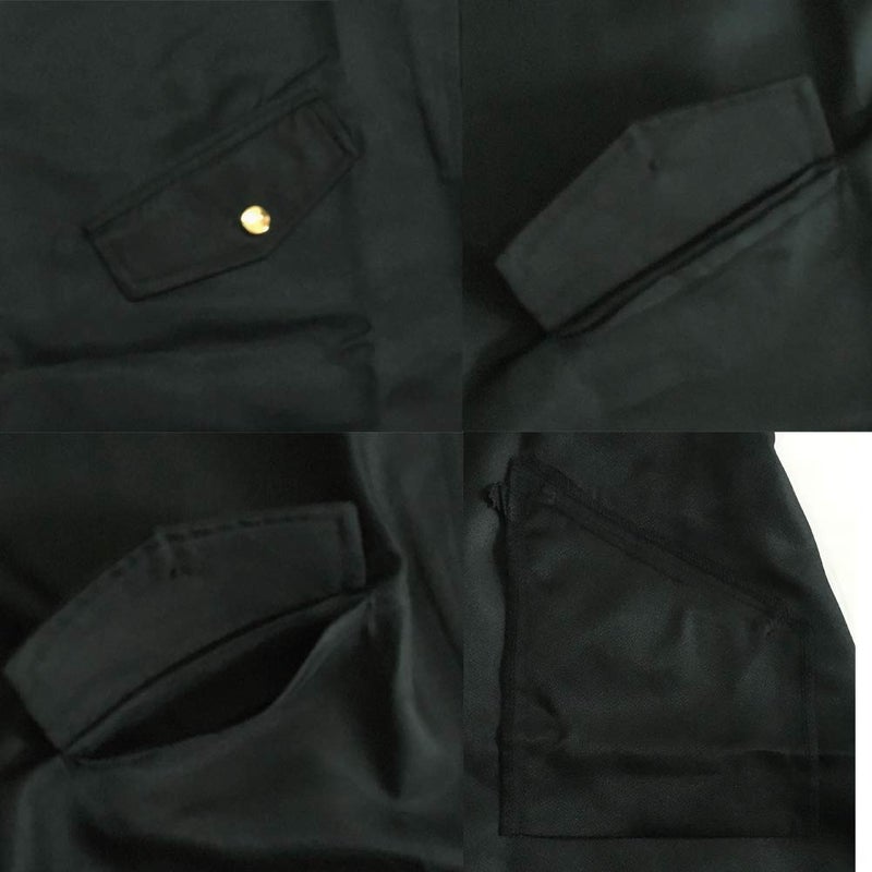 H&ZY Men's Steampunk Vintage Tailcoat Jacket Gothic Victorian Frock Coat Uniform Halloween Costume - Image 5