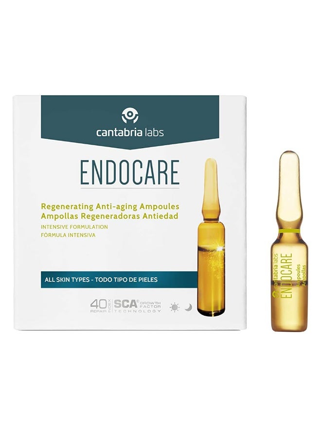 Endocare Regenerating Anti-Aging Intensive Formulation Ampoules For All Skin Types 7X1ml