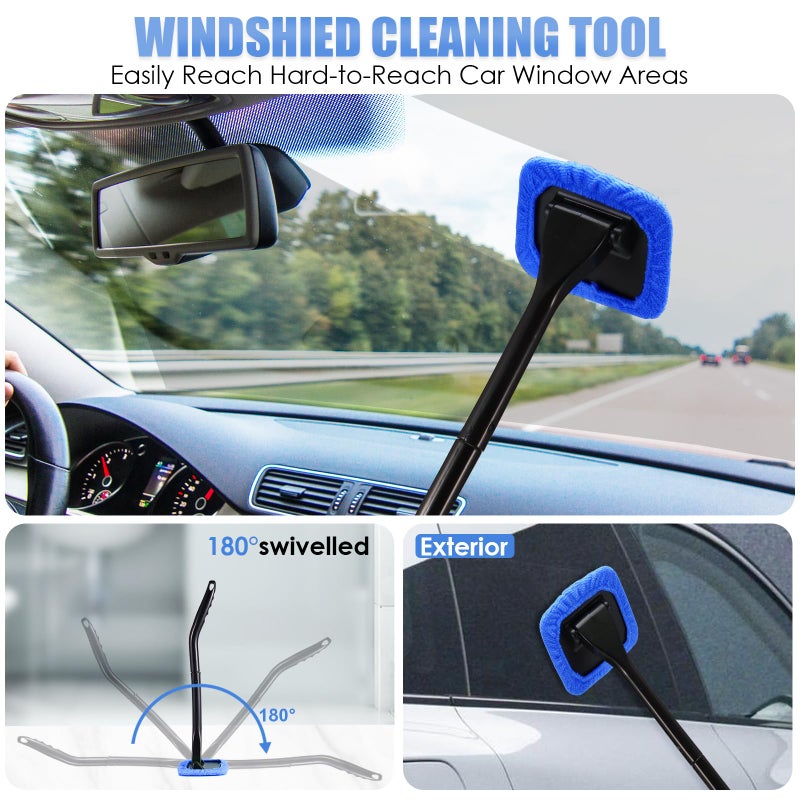 Viewsun Car Cleaning Kit, Car Interior Detailing Kit with High Power Handheld Vacuum, Detailing Brush Set, Windshield Cleaner, Cleaning Gel, Complete Auto Accessories for Men, Women - Image 3