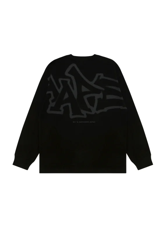 AAPE Moonface universe long sleeve tee